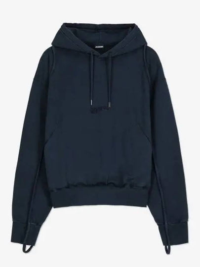 Le Camargue Clay Logo Hoodie Dark Navy - JACQUEMUS - BALAAN 2