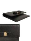 Vara Bow Card Walletr Black - SALVATORE FERRAGAMO - BALAAN 4