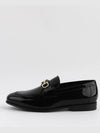 Gancini Ornament Calfskin Loafers Black - SALVATORE FERRAGAMO - BALAAN 3