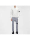 Diagonal Raised Fleece Sweatshirt White - CP COMPANY - BALAAN 3