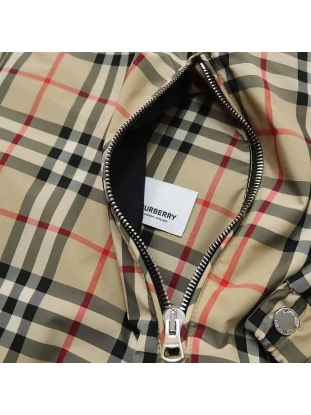 Reversible Vintage Check Hooded Jacket Archive Beige - BURBERRY - BALAAN 10