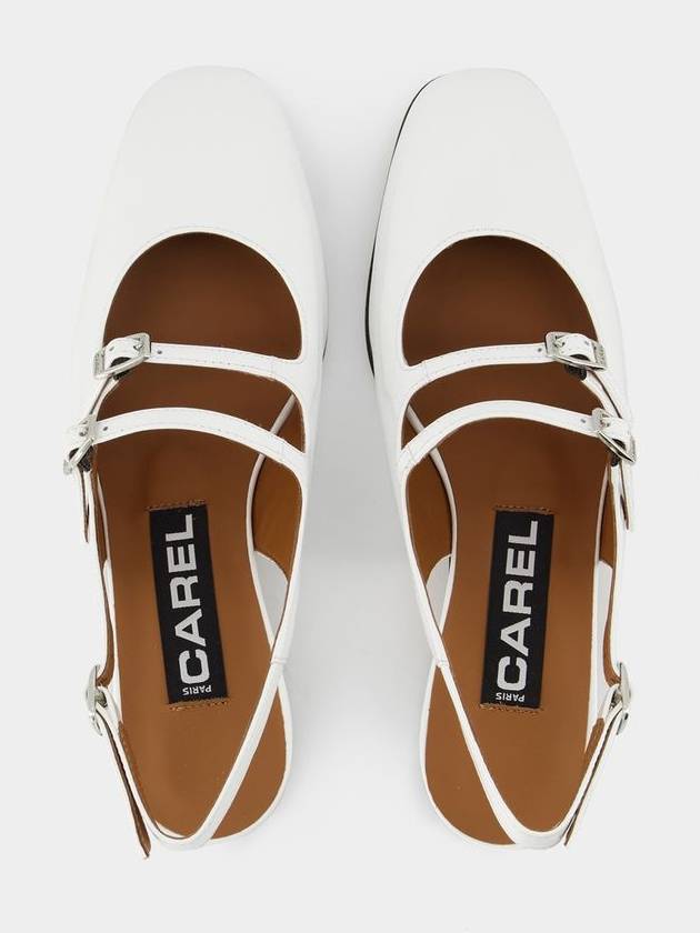 Peche Pumps - Carel - White - Patent Leather - CAREL - BALAAN 4