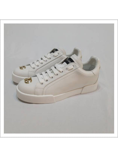 Portofino Low-Top Sneakers White - DOLCE&GABBANA - BALAAN 2