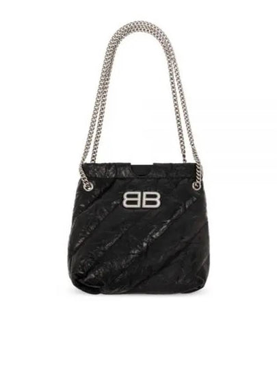 Extra Small Crush Tote Bag Black - BALENCIAGA - BALAAN 2