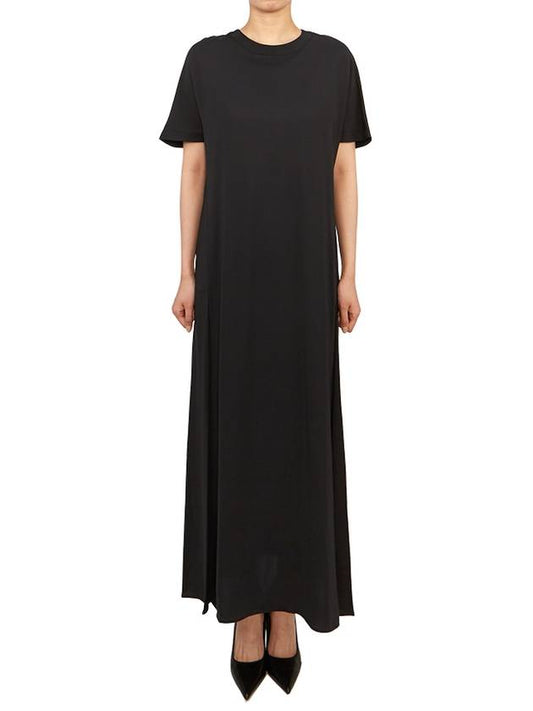 Women s short sleeve long dress KAPLAN SNW 1325 DARKEST NAVY - STUDIO NICHOLSON - BALAAN 1