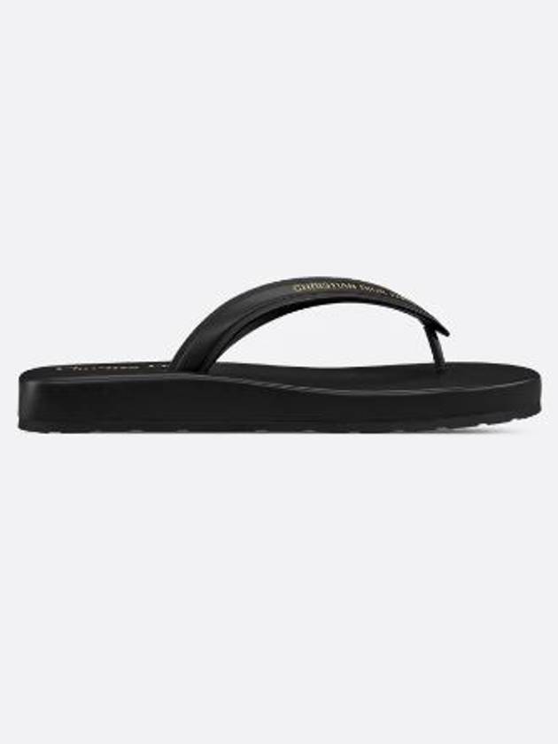 Sea Thong Sandals Black - DIOR - BALAAN 3