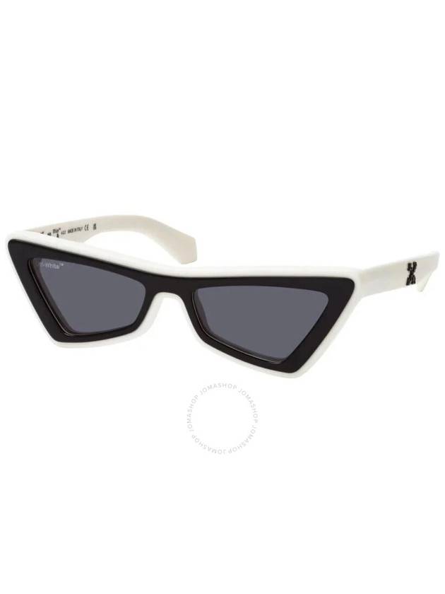 Off-White Artemisia Dark Grey Cat Eye Ladies Sunglasses OERI042 0207 55 - OFF WHITE - BALAAN 1