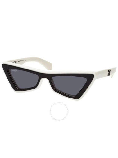 Off-White Artemisia Dark Grey Cat Eye Ladies Sunglasses OERI042 0207 55 - OFF WHITE - BALAAN 1