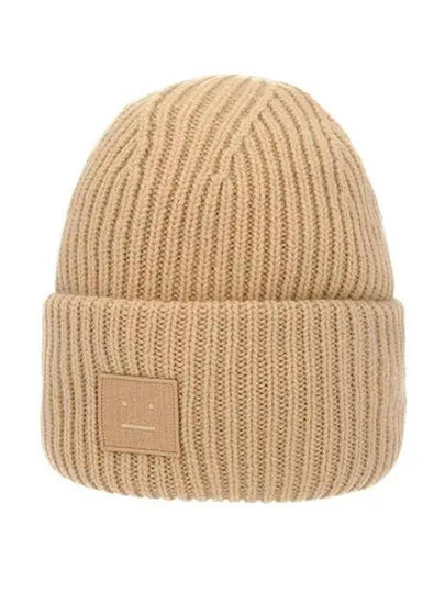 C40135 BISCUIT BEIGE beanie - ACNE STUDIOS - BALAAN 2