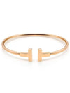 T Wire Bracelet Rose Gold - TIFFANY & CO. - BALAAN 3