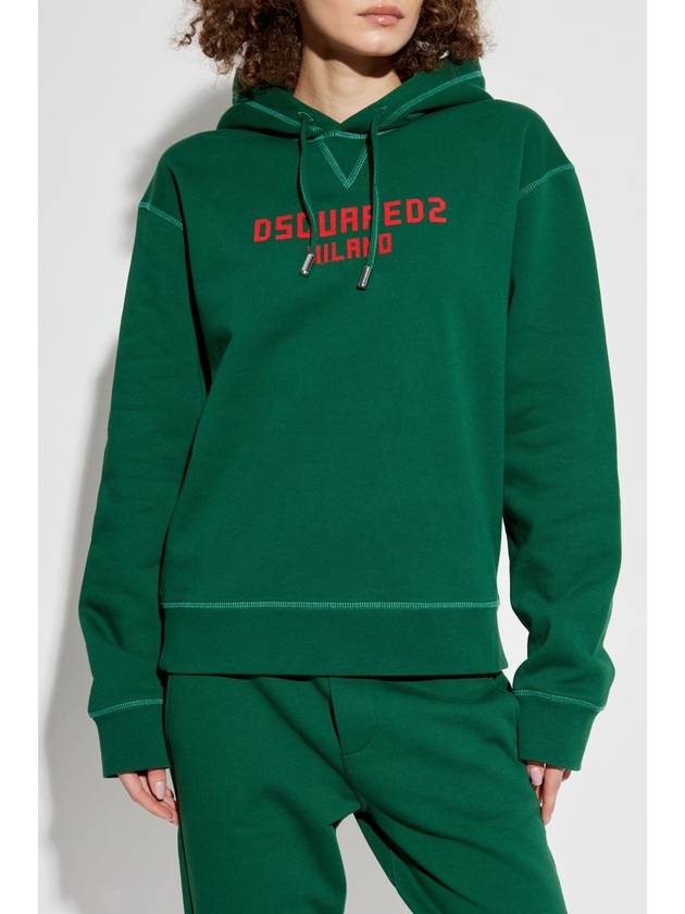 Dsquared2 Sweatshirt With Logo, Women's, Green - DSQUARED2 - BALAAN 3