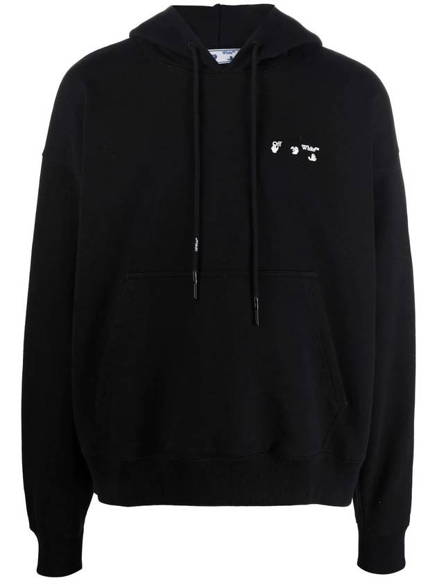 hand-off print hood black - OFF WHITE - BALAAN.