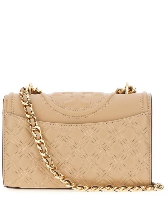 Small Fleming Convertible Shoulder Bag Desert Dune - TORY BURCH - BALAAN 4