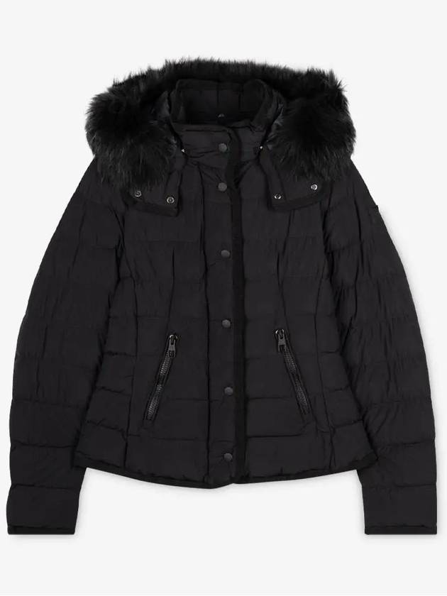 Women's Fur Hood Quilted Black Padding BX273C 152500 99 - MONTECORE - BALAAN 2