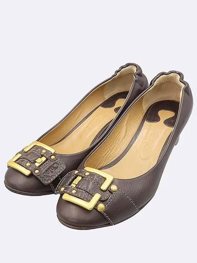 Smith Market Used Luxury Brown Shoes Women s - CHLOE - BALAAN 5