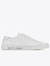 Malibu Logo Low Top Sneakers White - SAINT LAURENT - BALAAN 2