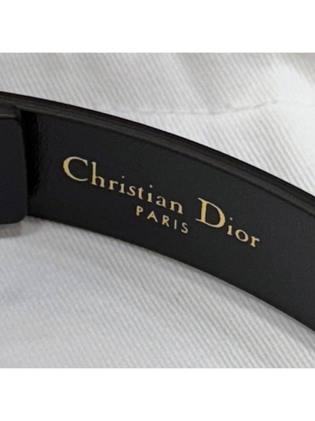 Saddle 20mm Ultra Smooth Calfskin Leather Belt Black - DIOR - BALAAN 4