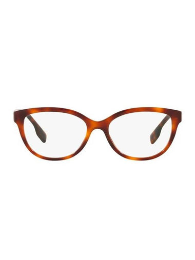 Oval Eyeglasses Light Havana - BURBERRY - BALAAN 1