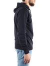 Lens Wappen Light Fleece Hoodie Navy - CP COMPANY - BALAAN 5