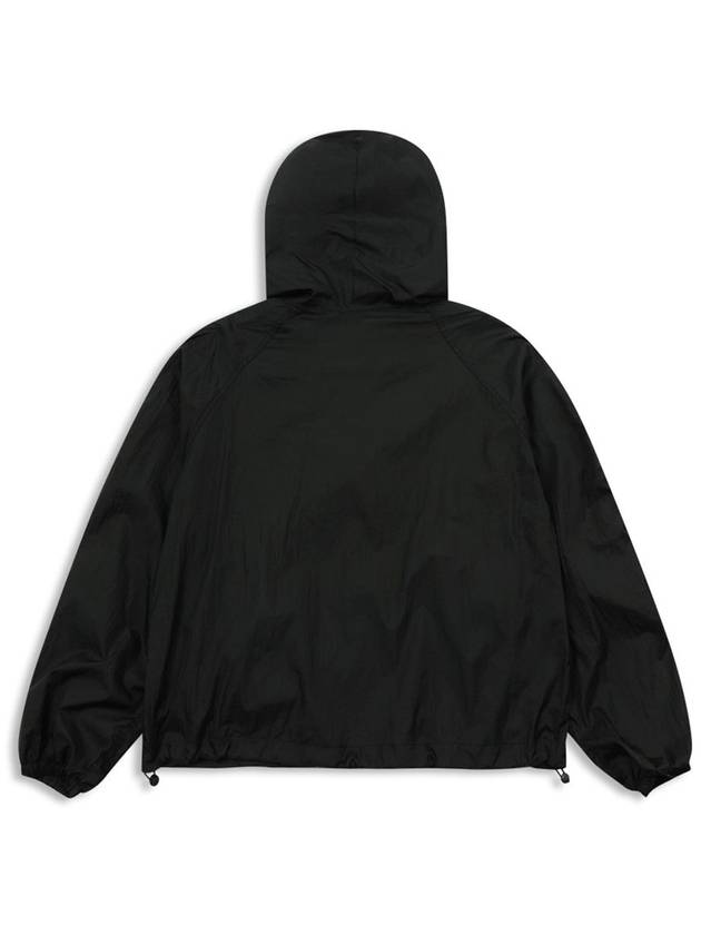 Women s Windbreaker Jacket Jumper Packable Hooded Black MCFW24OT3BK - MACKY - BALAAN 3