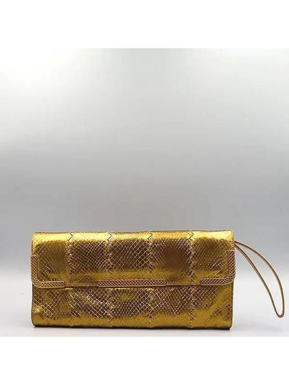 gold clutch bag - BOTTEGA VENETA - BALAAN 2