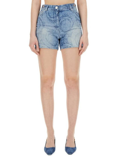 Denim Short Pants 1013689 1A10029 1D030 BLU MEDIO - VERSACE - BALAAN 2