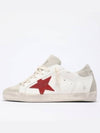 Superstar Low Top Sneakers Red White - GOLDEN GOOSE - BALAAN 2