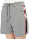 Logo Patch Shorts Light Grey - THOM BROWNE - BALAAN 9