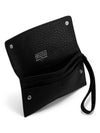 Signature Stitch Hand Strap Long Wallet Black - MAISON MARGIELA - BALAAN 4