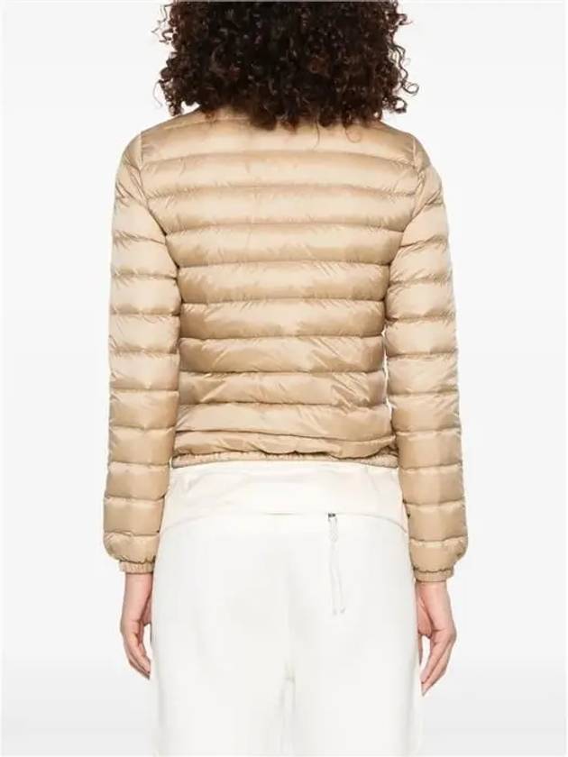 Lans High Neck Zip-Up Padding Beige - MONCLER - BALAAN 10