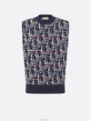 Jacquard Knit Vest Purple - DIOR - BALAAN 3