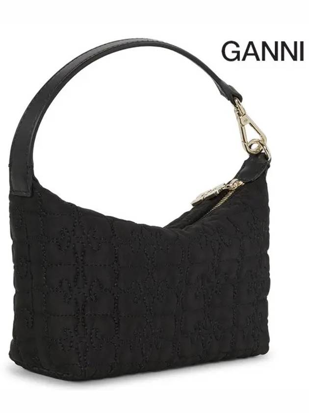 Butterfly Small Shoulder Bag Black - GANNI - BALAAN 4