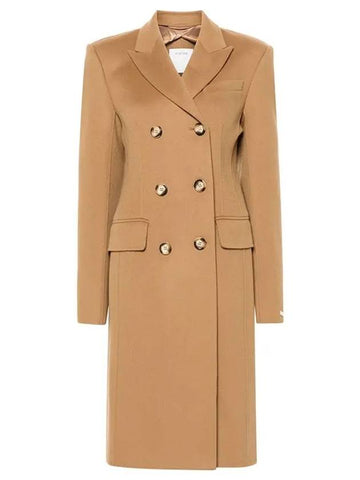 Sportmax Morgana Wool Double Coat Camel - MAX MARA - BALAAN 1