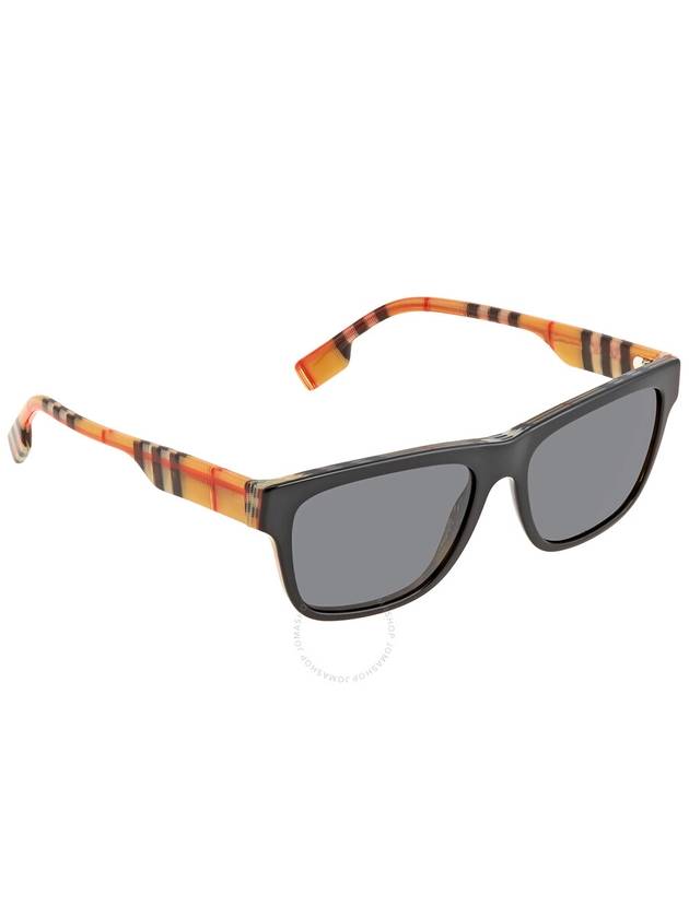 Eyewear Vintage Check Square Frame Sunglasses - BURBERRY - BALAAN 4