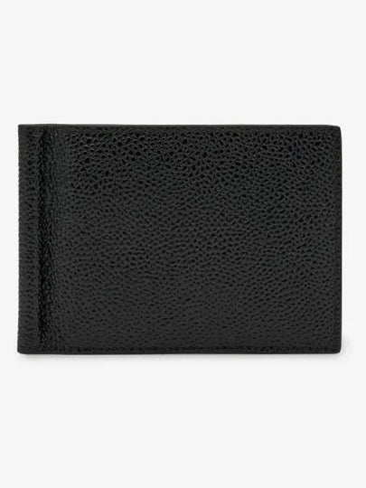 Men's Three Stripes Tab Classic Money Clip Card Wallet Black - THOM BROWNE - BALAAN 2