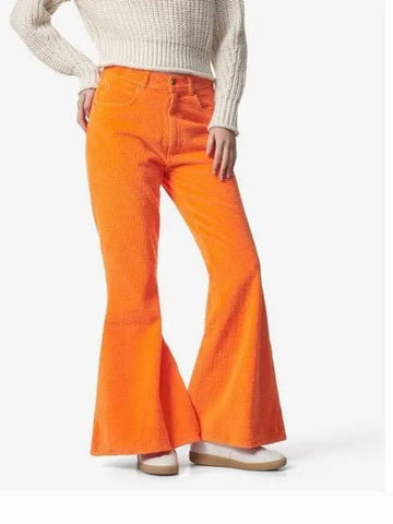 Bootcut flare corduroy denim pants orange 06P009ORANGE - ERL - BALAAN 1