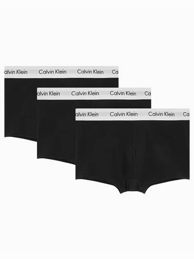 UNDERWEAR Men s EU Cotton Stretch 3PK Low Rise Trunks U2664001 - CALVIN KLEIN - BALAAN 1