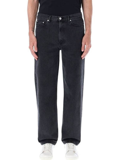 Men's Martin Straight Jeans Black - A.P.C. - BALAAN 2