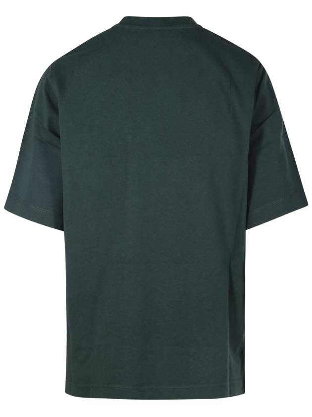 EKD Cotton Short Sleeve T-Shirt Green - BURBERRY - BALAAN 4