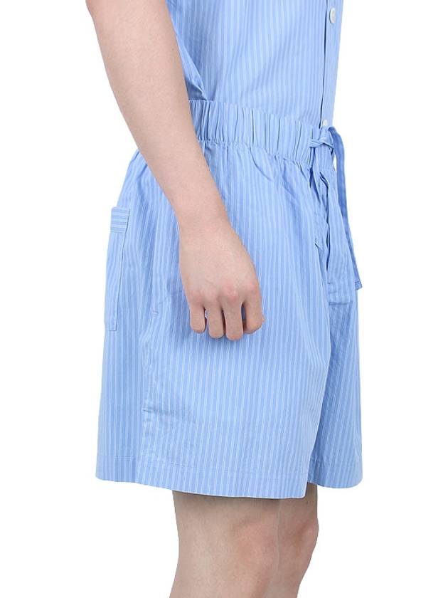 Poplin Striped Pajama Short Pants SWS PS - TEKLA - BALAAN 3