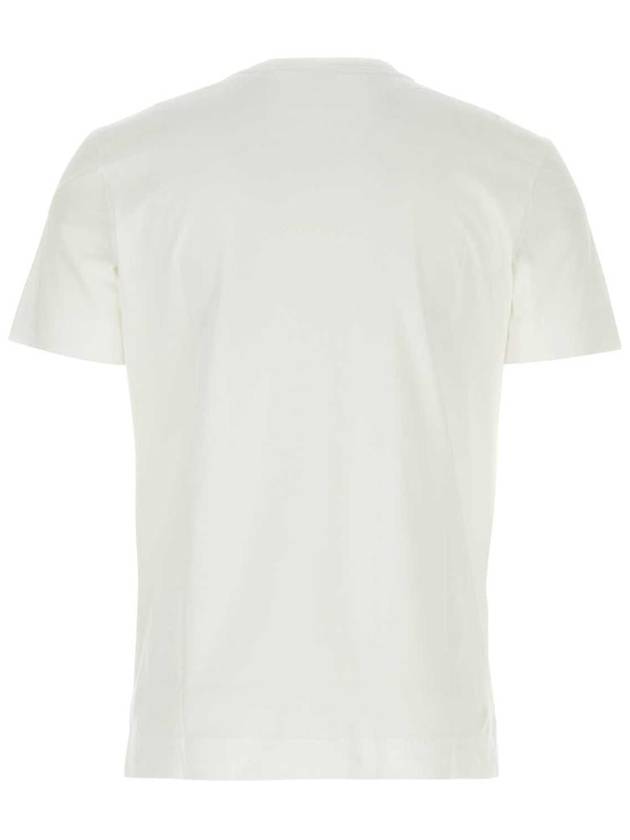 Embroidered 4G Logo Cotton Short Sleeve T-shirt White - GIVENCHY - BALAAN 3