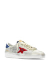 Stardan Blue Top Low Top Sneakers Ivory - GOLDEN GOOSE - BALAAN 3