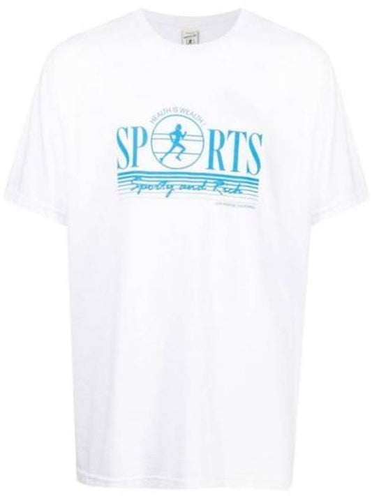 Venice Short Sleeve T-Shirt White - SPORTY & RICH - BALAAN 1