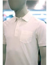 Pocket Polo Short Sleeve Tee White - CP COMPANY - BALAAN 4