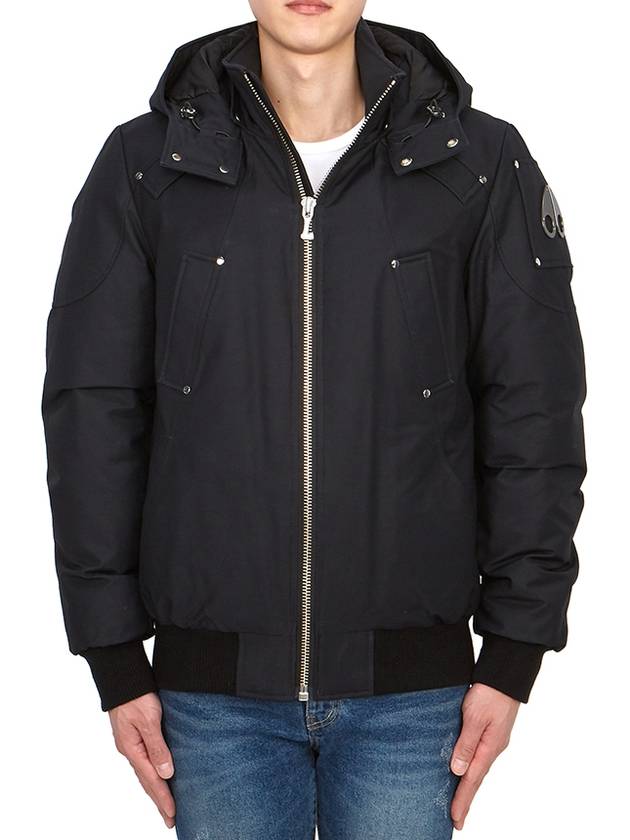 Ballistic Hooded Down Bomber Padding Navy - MOOSE KNUCKLES - BALAAN 3