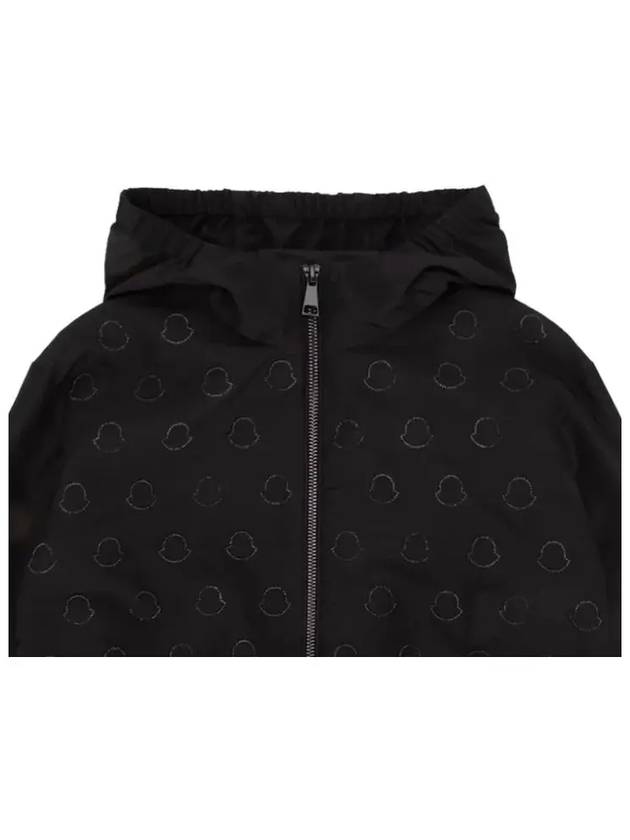 Kids Logo Jacquard Hooded Jacket 1A000 87 595HQ 999 - MONCLER - BALAAN 4