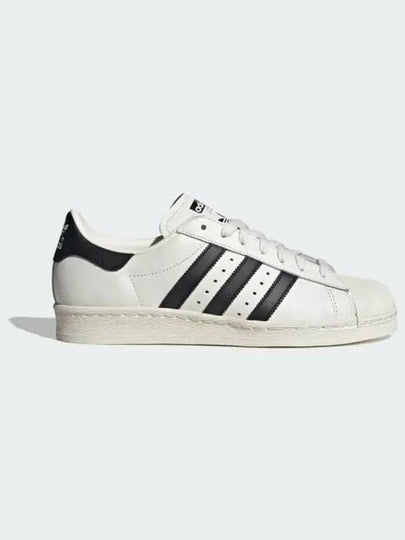 Superstar 82 Low Top Sneakers Black White - ADIDAS - BALAAN 2