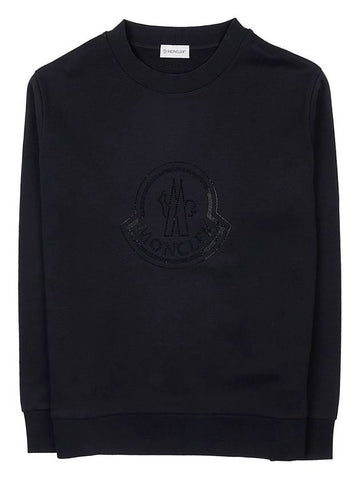 Crystal Logo Sweatshirt 8G00053 899TR 999 - MONCLER - BALAAN 1