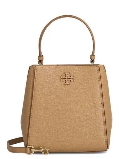 Mcgraw Logo Small Bucket Bag Brown - TORY BURCH - BALAAN 2