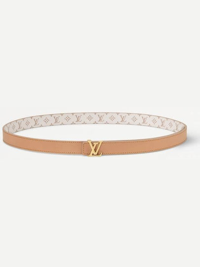 LV Iconic 20MM Reversible Leather Belt Beige Orange - LOUIS VUITTON - BALAAN 2